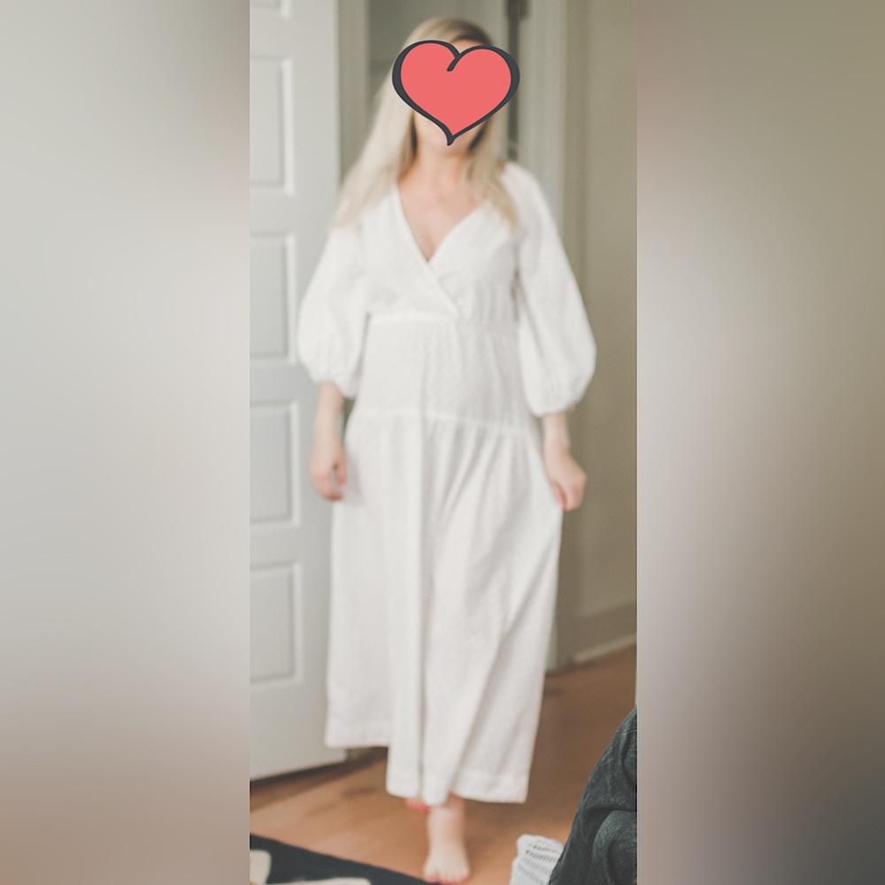 Free People White Maxi Dress